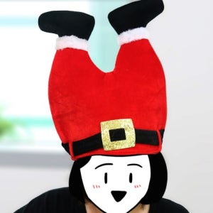 산타 하반신 모자