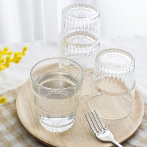 유리 물컵 세트 210ml 4P 카페