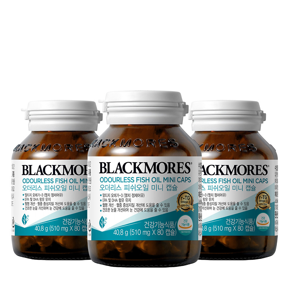 <b>블랙모어스</b>오메가3 피쉬오일 알티지오메가 510mg 240캡슐