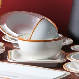 [정식수입원] 시라쿠스 메이플 코지레드 도자기 국그릇 밥공기