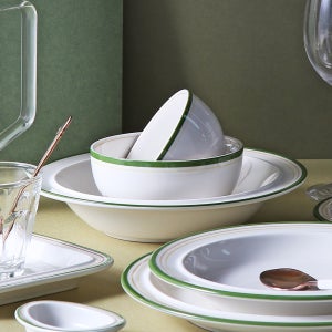 [정식수입원] 시라쿠스 메이플 코지그린 도자기 국그릇 밥그릇