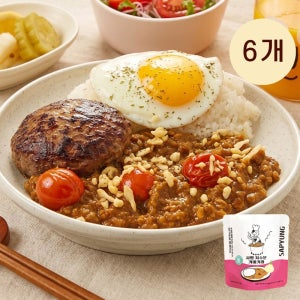사평 숙성 진한 맛 저수분 일본카레 키마카레 오리지널, 200g, 6개