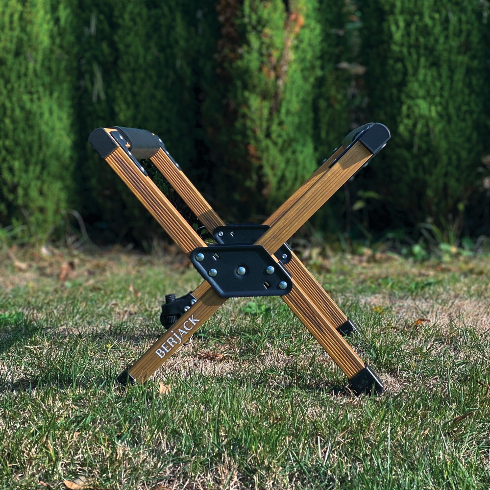 버잭 쿨러스탠드 받침대 거치대 아이스박스 캠핑 / 우드무늬