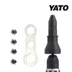 야토 리베트 어태치먼트 자동 리베트건 아답타 리벳건 Ri-B02 헤드 충전드릴용