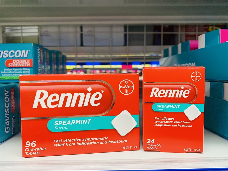 호주 레니 [Rennie] 씹어먹는 소화제 츄어블 모음 / 임산부 소화제