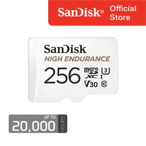 샌디스크 하이 인듀어런스 마이크로SD V30 256 GB 기가 SDSQQNR 블랙박스
