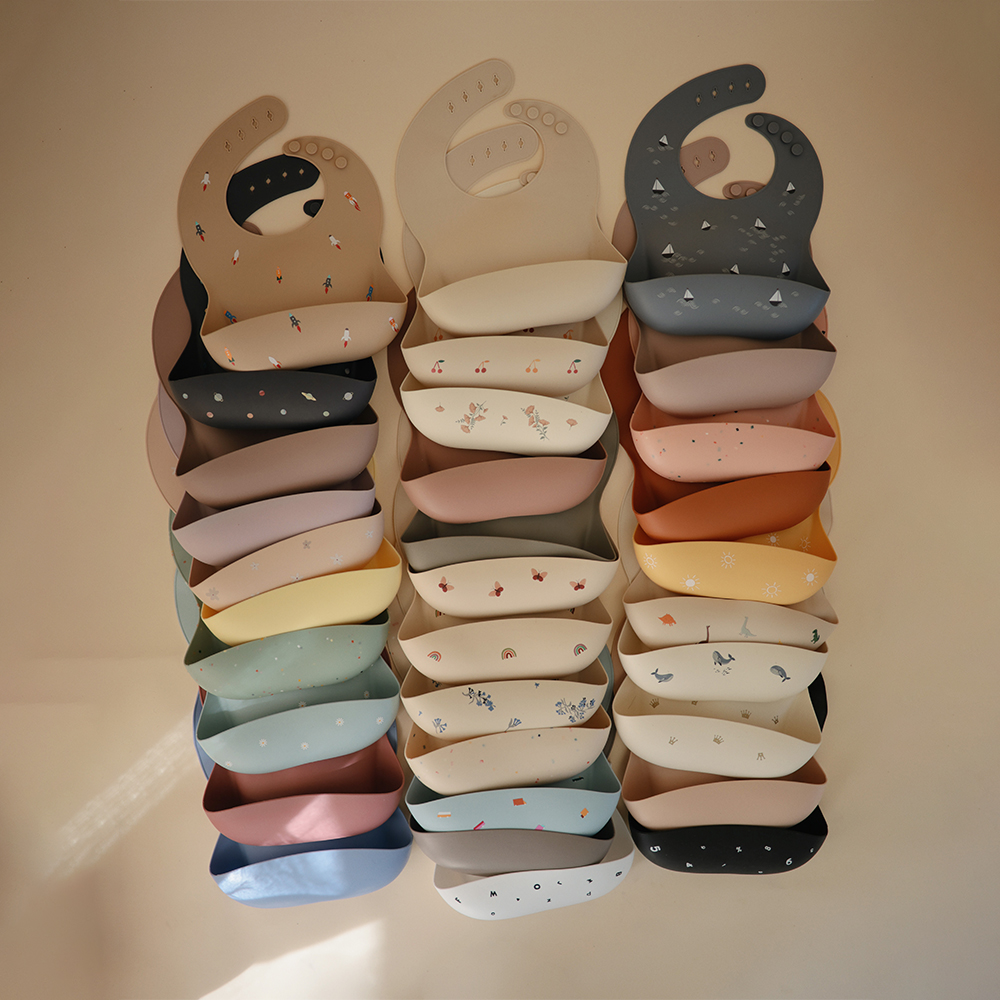 머시(mushie) 실리콘 턱받이