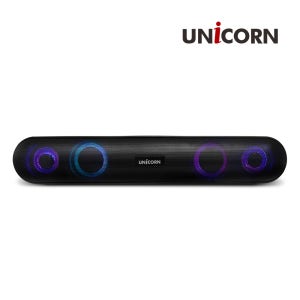 유니콘 SB-700BT 블루투스 LED PC사운드바 듀얼유닛스피커 FM라디오 MP3기능
