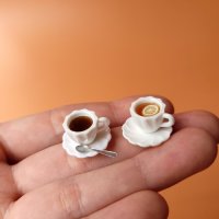 [미니어처] 홍차 & 커피 미니어쳐 인형 소품 납골당 꾸미기