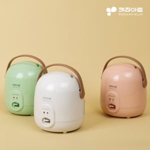 키친아트 전기밥솥 미니밥솥 소형 자취 글램핑 캠핑 1인 2인용 밥통