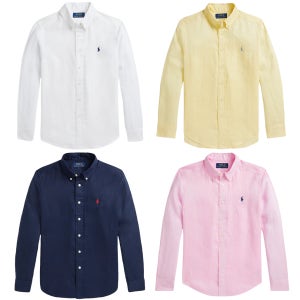 [백화점] 폴로 보이즈 남녀공용 린넨 셔츠