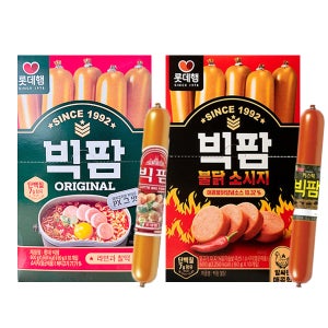 키스틱 빅팜 불닭 600g 외 6종 / 간식 소시지 치즈 롯데햄