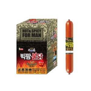 롯데 키스틱 빅팜 1.2kg 외(6종) 불닭 (60g X20개) 간식 소세지 체다치즈
