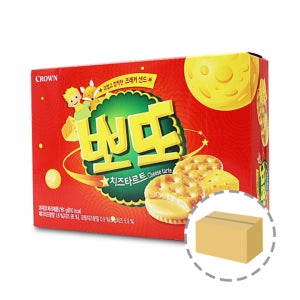 크라운제과 뽀또 치즈타르트 161g 1BOX (12개입)