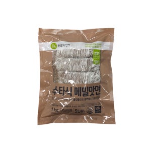 수타식 생메밀면 1kg x 10개입 50인분 / 생면 메밀면