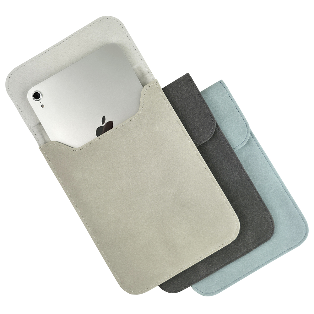 BOHO 아이패드 미니 5 6 7 휴대용 가죽 케이스 보관 스웨이드 파우치