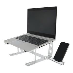 넥시 NX-NS300 알루미늄 노트북 스마트폰 받침 거치대