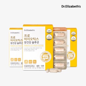 [슈퍼적립] 닥터엘리자베스 프로바이오틱스 장건강 솔루션 유산균 60캡슐, 3개