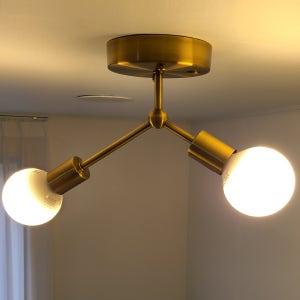 큐피트 2등 직부 황동 브론즈 가지 2구 배란다 아파트현관센서 벤트리 센스등