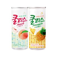 쿨피스 복숭아/파인애플 230ml 30캔 음료수 캔음료 매운음식