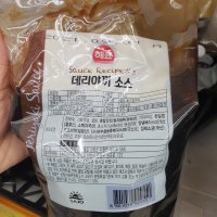 해표 데리야끼소스 홈쿡 불고기 돈까스 볶음우동 간장치킨 덮밥 소스 빠른배송 2Kg