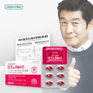 그린스토어 호팍사 갱년기 항산화 피크노제놀60 영양제 30캡슐, 1개