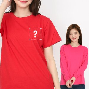 라운드 티셔츠 반팔 긴팔 소량 가게티 회사 로고 가족 단체티 주문제작