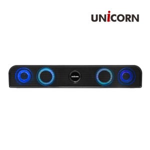 유니콘 SB-500BT 블루투스 LED 사운드바 듀얼유닛스피커 FM라디오 MP3기능(무료배송)