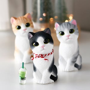 반하나 석고방향제 코숏 고양이 전신 제주비자나무숲향 선물포장 리필 5ml 포함