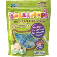 Zollipops Green Apple 졸리팝 슈가 프리 그린 애플 청사과맛 사탕 3.1oz