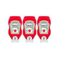 하인즈 토마토 케첩 (907그램) 3개 Heinz Tomato Ketchup (32 oz Bottle) 3 Pack