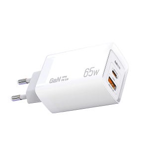 마이크로텍 PD USB 듀얼 65W PPS GaN 고속 충전기 2포트 어댑터