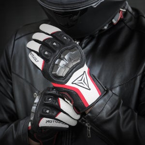 오토바이 메쉬장갑 바이크 모토울프 글러브 3계절 가죽