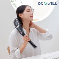 닥터웰 무선안마기 6종 교체봉 어깨 허리 복부 전신 핸드 마사지기 DR-2021 (블랙)