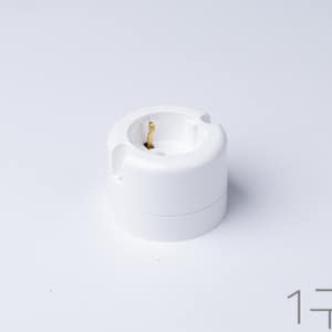 노출콘센트 1구 콘센트 핀타입 70S 화이트