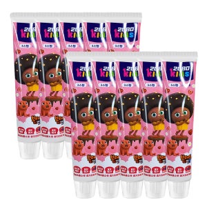애경 2080 키즈 3스텝 베리믹스80g 10개 어린이 유아 아이 저불소 치약