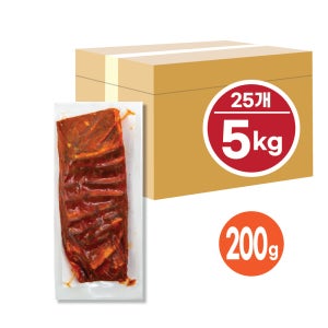 맛집의비결 한줄 슬라이스 불족발 200g, 25개