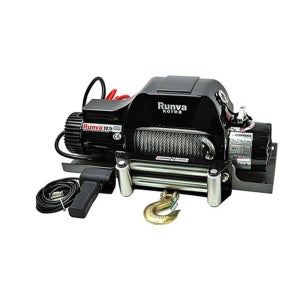 와이어 윈치 자동차 전동 윈치 크레인 런바 DC 12V 오프로드 견인 RKEX-12500F