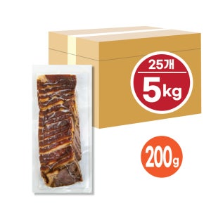 맛집의비결 한줄 슬라이스 족발 업소용도매 200g, 25개