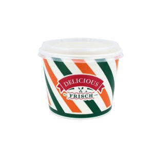 1000cc 종이그릇 반투명뚜껑 세트 용기100개 라면용기