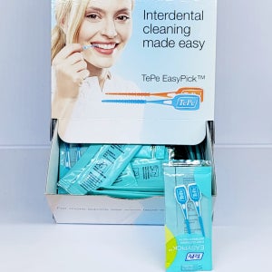 Easypick 실리콘치간칫솔 주황 파랑 5bags (2입1bag) XS S M L사이즈