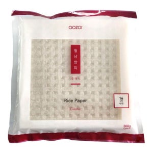 아오자이 베트남 라이스페이퍼 사각 16cm 월남쌈 300g