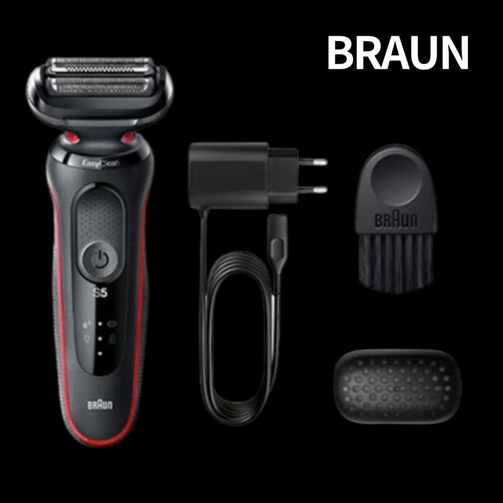 BRAUN 브라운 전기 면도기 NEW 5 시리즈 최다판매 구성상품 레드에디션