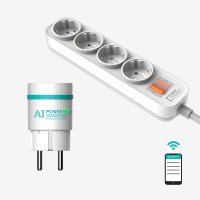 AI 스마트플러그 + 안전멀티탭 세트할인 전기요금 전력 파워매니저
