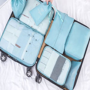 방수 여행용 캐리어 세면백 화장품 케이스 파우치 세트 다용도 여성 남성 여행용품 정리백