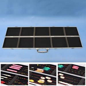 가방몰 FDD004S 97x15x7cm 낚시찌케이스 민물 바다 알루미늄찌통 찌고정틀있음