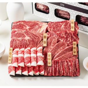 한우 선물 세트 1등급 소고기 설로인 구이용 추석 선물 성찬 1kg
