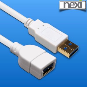 넥시 USB 연장케이블 연장선 AM-AF 1.2m, 1개