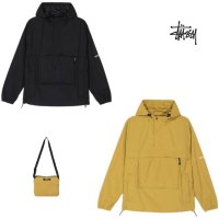 STUSSY 스투시 패커블 아노락 2종 머스타드,블랙