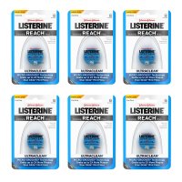 Listerine Floss 리스테린 울트라클린 치실 민트 6팩